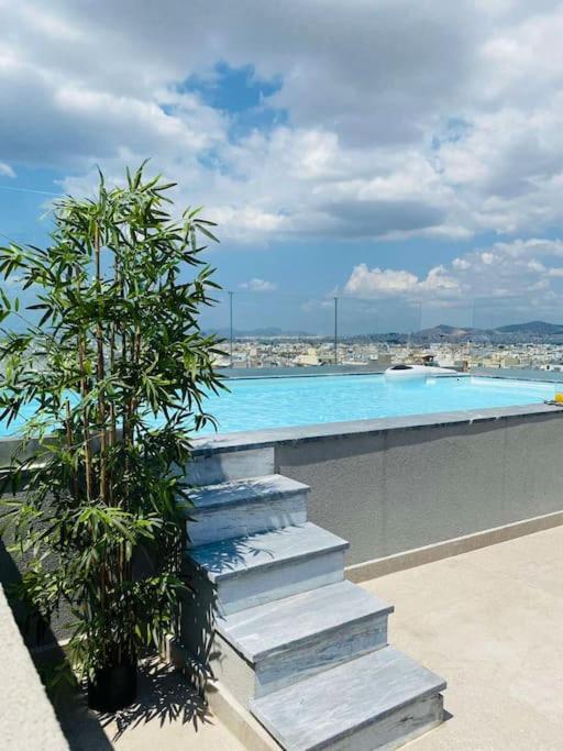 אתונה New 2Bd Aprt With Shared Rooftop Pool D3 מראה חיצוני תמונה