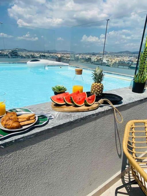 אתונה New 2Bd Aprt With Shared Rooftop Pool D3 מראה חיצוני תמונה